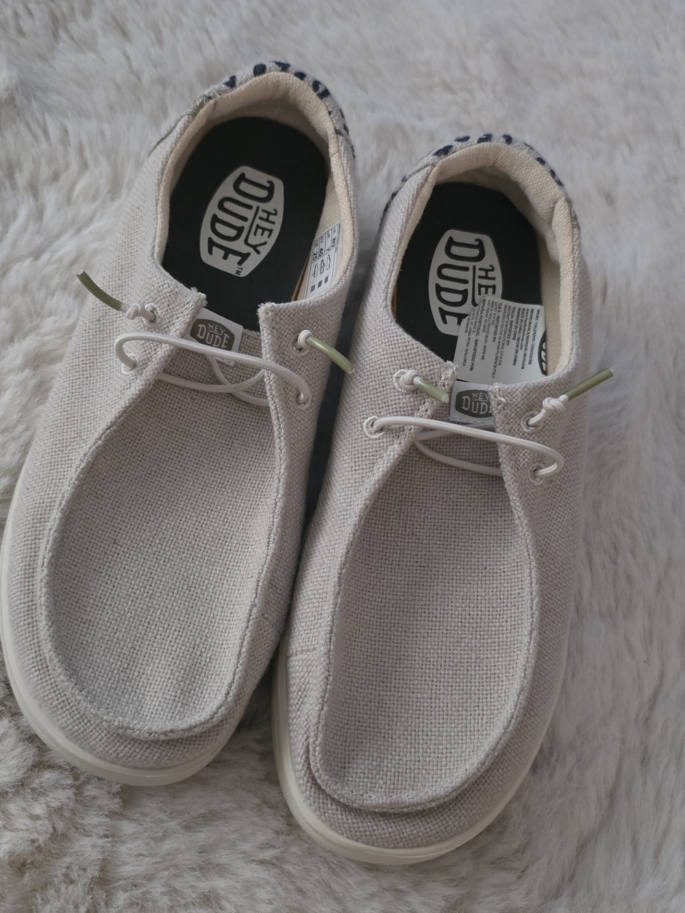 Hey Dude Wendy Canvas Shoes in Light Beige